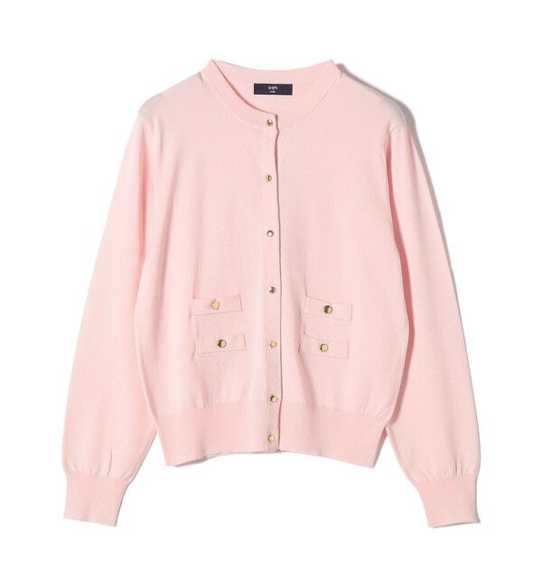 SHIPS Colors 「SHIPS Colors:〈接触冷感・手洗い可能〉14ゲージ クルーネック カーディガン◇」|カーディガン|