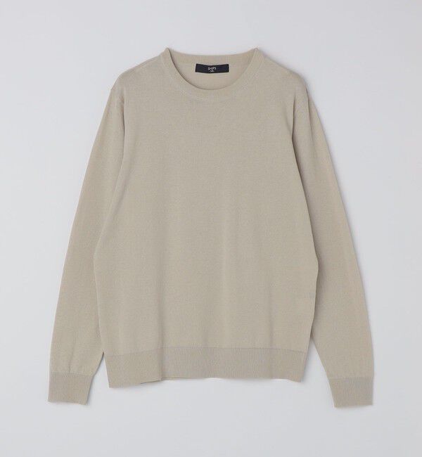 SHIPS Colors 「SHIPS Colors:〈洗濯機可能〉14ゲージ 天竺 クルーネック ニット」|ニット・セーター|