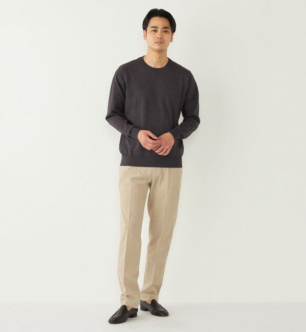 SHIPS Colors 「SHIPS Colors:〈洗濯機可能〉14ゲージ 天竺 クルーネック ニット」|ニット・セーター|