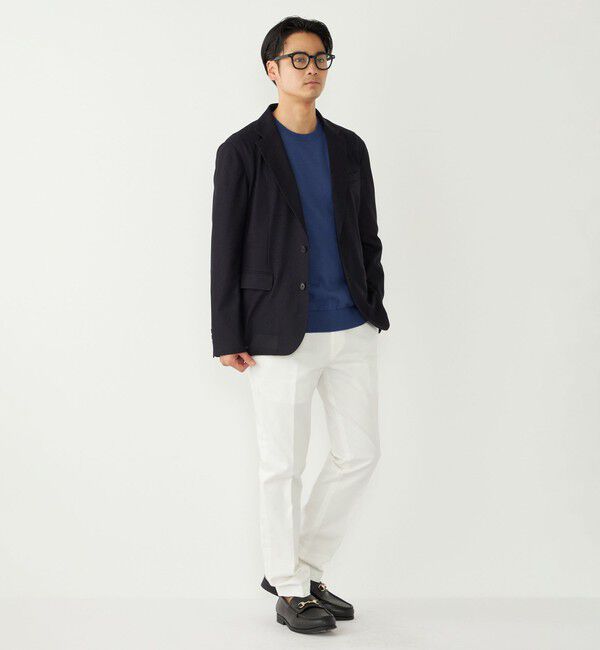 SHIPS Colors 「SHIPS Colors:〈洗濯機可能〉14ゲージ 天竺 クルーネック ニット」|ニット・セーター|