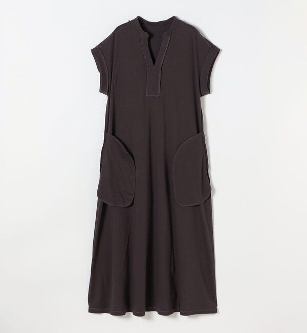 SHIPS any「《予約》SHIPS any:〈接触冷感/汗染み防止加工/洗濯機可能〉スキッパー Aライン ワンピース」|ワンピース|