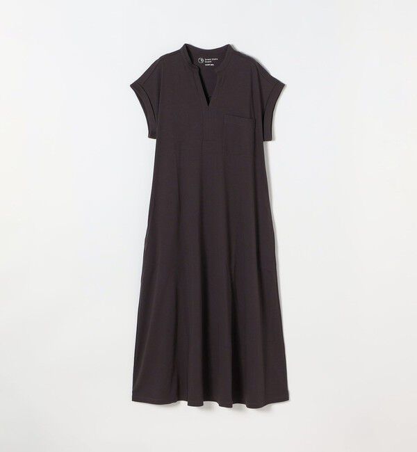 SHIPS any「《予約》SHIPS any:〈接触冷感/汗染み防止加工/洗濯機可能〉スキッパー Aライン ワンピース」|ワンピース|