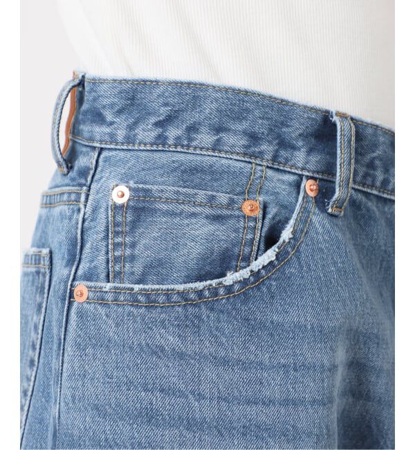 OUTDOOR PRODUCTS Usual Things「≪予約≫ULTデニムハイライズルーズスラッシュ5PKT」|デニム|