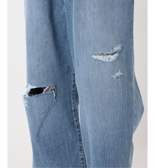 OUTDOOR PRODUCTS Usual Things「≪予約≫ULTデニムハイライズルーズスラッシュ5PKT」|デニム|