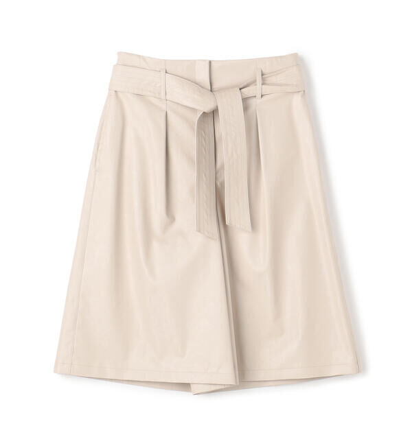 Ballsey「レザーライクウェットクロス ハイウエストハーフパンツ」|その他|