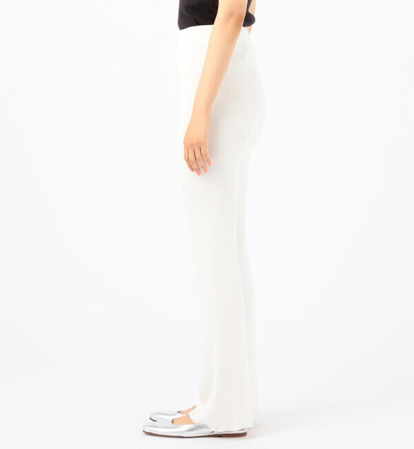 Ballsey「シルクコットンリブ セミフレアパンツ」|その他|