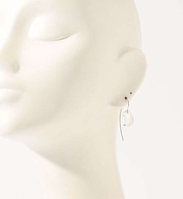 TOMORROWLAND GOODS「MOUNIR rock crystal オーバル ピアス」|ピアス|