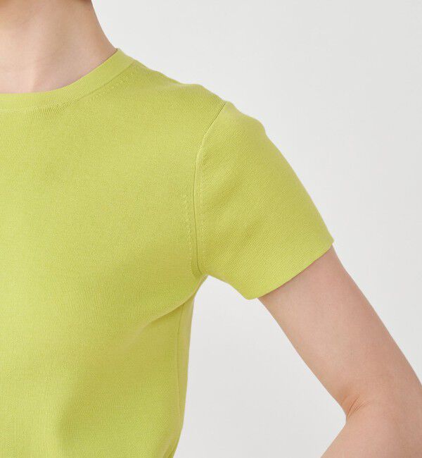 Ballsey「ハイゲージコットン ハーフスリーブプルオーバー」|ニット・セーター|