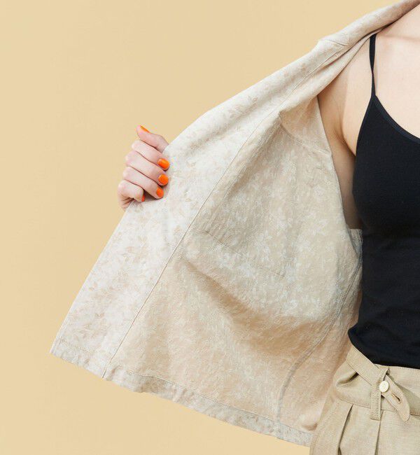 GALERIE VIE「ボタニカルジャカード ショートジャケット」|その他|