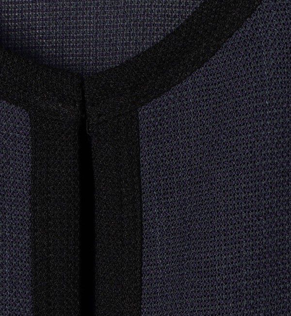 Ballsey「カラミ ノーカラージャケット」|ノーカラージャケット|