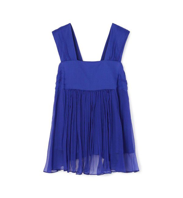 Edition「シルク ヨウリュウノースリーブブラウス」|シャツ・ブラウス|65 ブルー