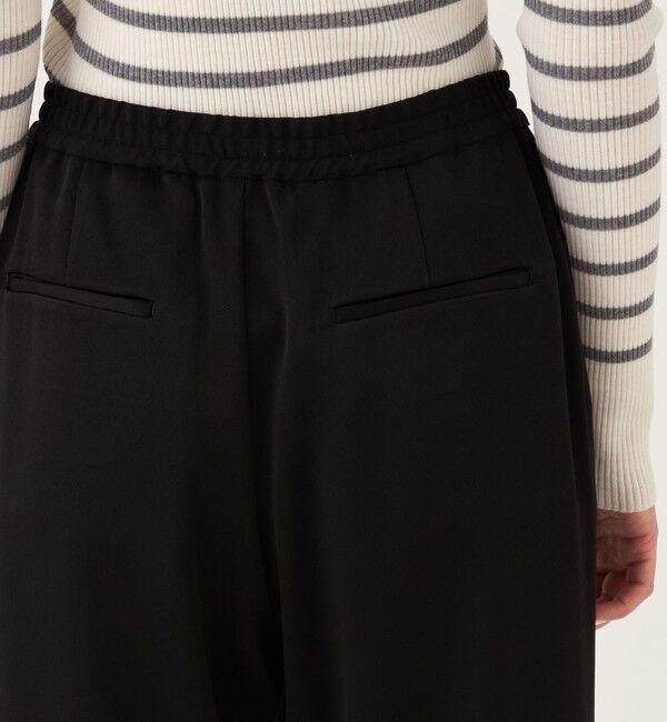 GALERIE VIE「バックサテンアムンゼンイージーストレートパンツ」|その他|