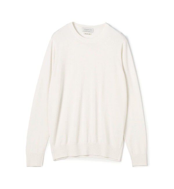TOMORROWLAND MENS「TOMORROWLAND tricot スーパーカシミヤ クルーネックプルオーバー」|ニット・セーター|11 ホワイト