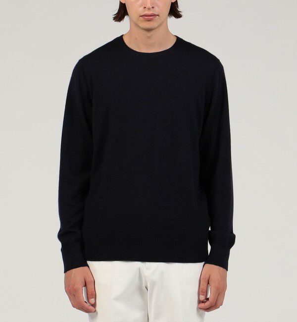 TOMORROWLAND MENS「TOMORROWLAND tricot スーパーカシミヤ クルーネックプルオーバー」|ニット・セーター|