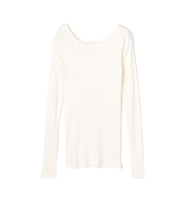 DES PRES「シルクコットンリブ ラウンドネックプルオーバー」|Tシャツ・カットソー|11 ホワイト