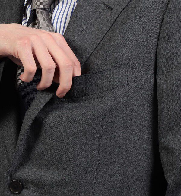 TOMORROWLAND MENS「Super150'sウール シングルブレステッド2Bスーツ」|スーツ|