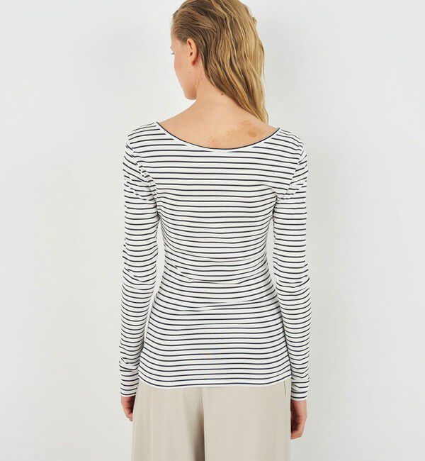 DES PRES「ベーシックサーキュラーリブ ラウンドボートネックプルオーバー」|Tシャツ・カットソー|