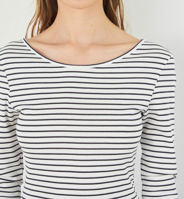 DES PRES「ベーシックサーキュラーリブ ラウンドボートネックプルオーバー」|Tシャツ・カットソー|