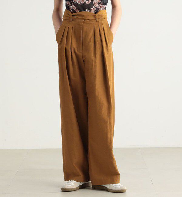BACCA「リネンキュプラ カマーベルトパンツ」|その他|
