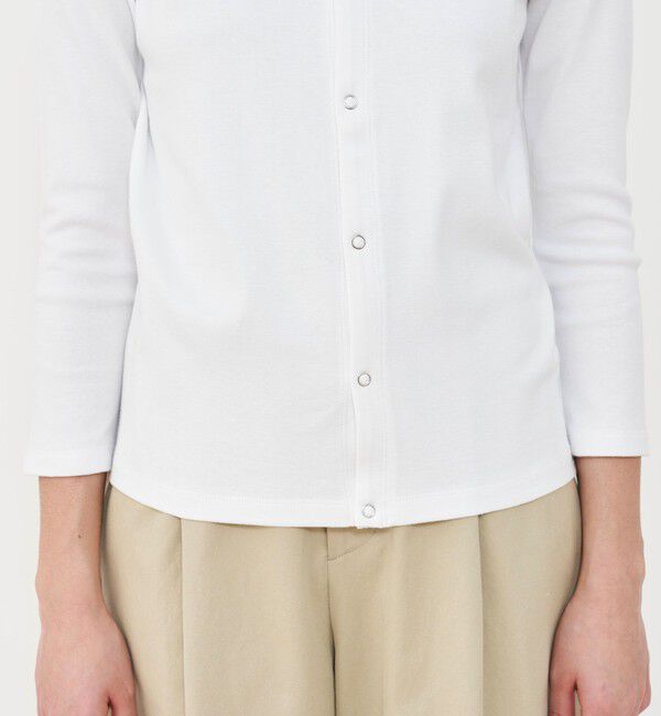 GALERIE VIE「ソフトジャージーリブ クルーネックカーディガン」|カーディガン|