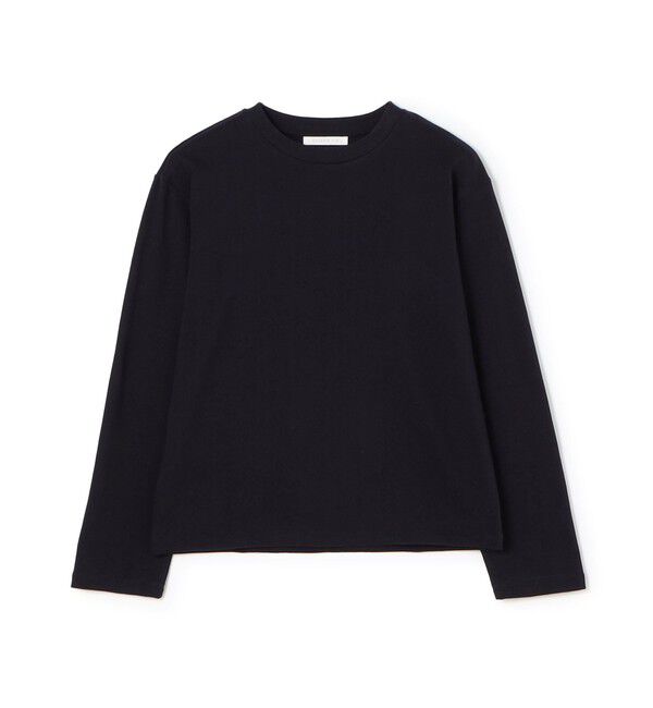 GALERIE VIE「コットン吊り天竺 ロングスリーブプルオーバー」|Tシャツ・カットソー|69 ネイビー