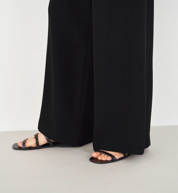 DES PRES「レーヨンキュプラコードチェック ドローストリングイージーパンツ」|その他|