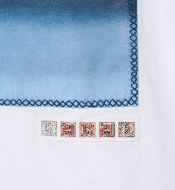 CABaN「CABaN スビンコットン グラデーションプリントTシャツ」|Tシャツ・カットソー|