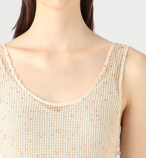 DES PRES「レーヨンポリエステルネット バックオープンワンピース」|ワンピース|