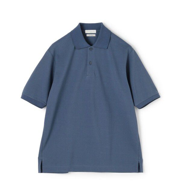 TOMORROWLAND MENS「コットンカノコ ポロシャツ」|ポロシャツ|65 ブルー