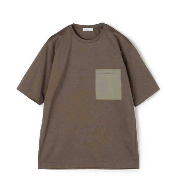 TOMORROWLAND MENS「コットン ポケットTシャツ」|Tシャツ・カットソー|47 ブラウン