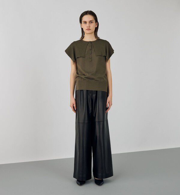 DES PRES「ウーステッドウール ケーププルオーバー」|ニット・セーター|