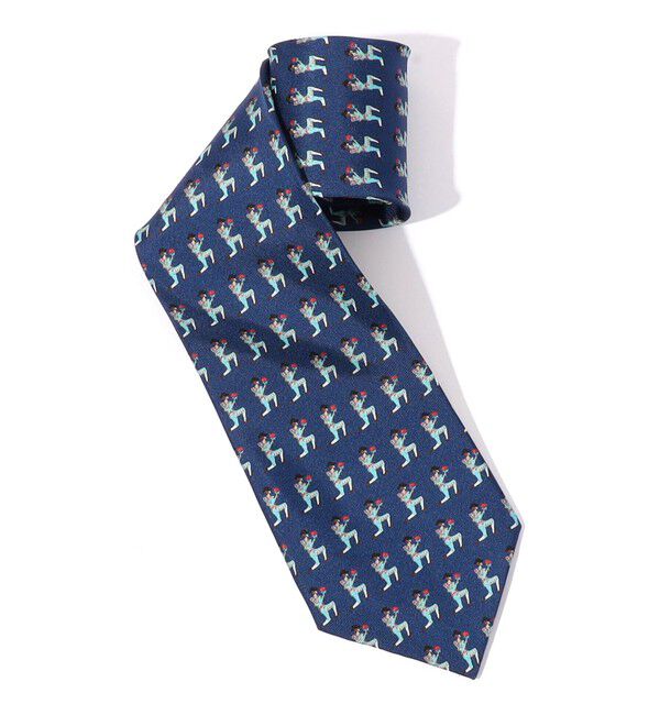 TOMORROWLAND GOODS「Kinloch シルク モチーフネクタイ」|ネクタイ・蝶ネクタイ|68 ネイビー系