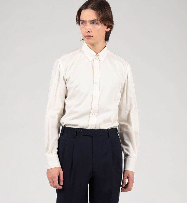 TOMORROWLAND MENS「TOMORROWLAND PILGRIM コットン タブカラーシャツ」|シャツ・ブラウス|