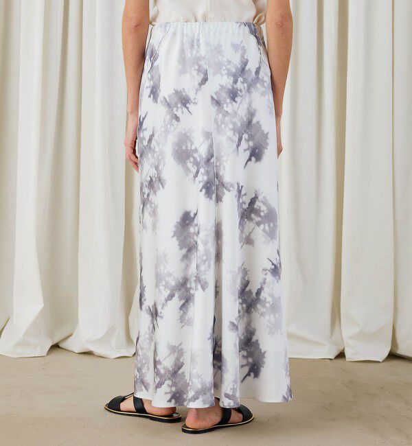 DES PRES「ライト＆シャドープリント マーメイドマキシスカート」|フレア|