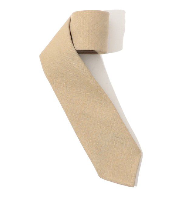 TOMORROWLAND GOODS「TOMORROWLAND ウール ソリッドネクタイ」|ネクタイ・蝶ネクタイ|43 ベージュ