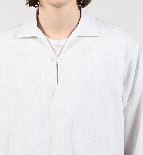 TOMORROWLAND MENS「コットン プルオーバーシャツ」|シャツ・ブラウス|