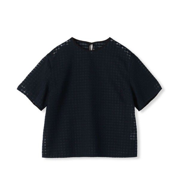 TOMORROWLAND collection「ピッコロドット ハーフスリーブブラウス」|シャツ・ブラウス|69 ネイビー