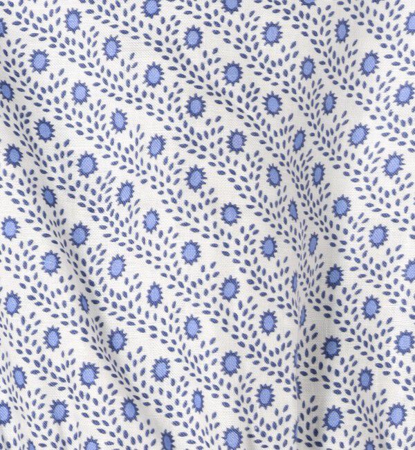 SOULEIADO「リネンプリント エプロンワンピース」|ワンピース|