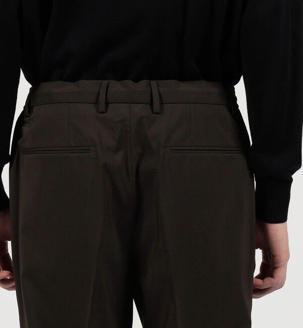 TOMORROWLAND MENS「ウールナイロン 1プリーツ イージースラックス V.B.CANONICO」|スラックス|