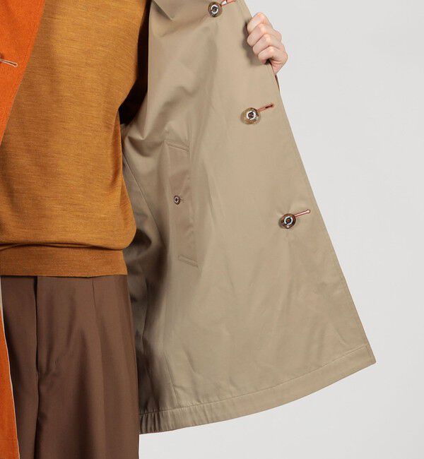 TOMORROWLAND MENS「【別注】INVERTERE ウールコットン リバーシブルコート」|ステンカラーコート|