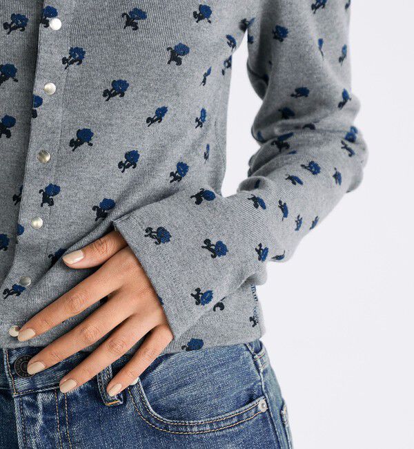 Edition「コットンモダールフライス プリント カーディガン」|Tシャツ・カットソー|