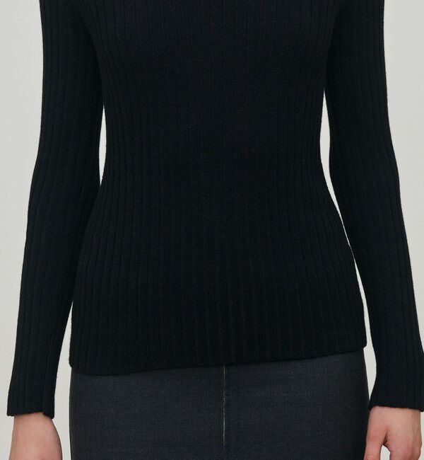 DES PRES「ウールリブ ハイネックプルオーバー」|ニット・セーター|