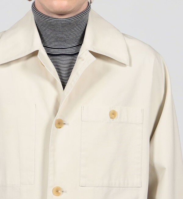 TOMORROWLAND MENS「60/3 コットンオックスフォード 4Bブルゾン」|ブルゾン・スタジャン|