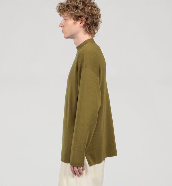 TOMORROWLAND MENS「TOMORROWLAND Tricot ウール モックネックプルオーバー」|ニット・セーター|