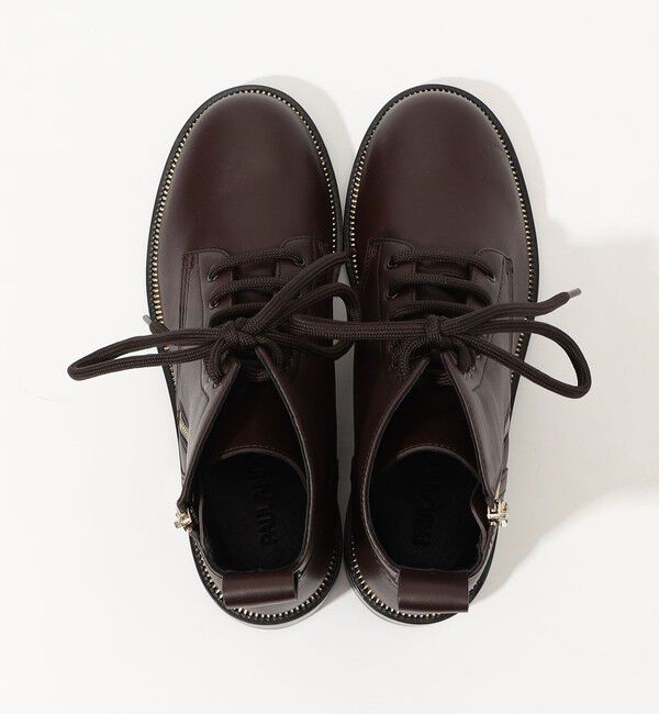 TOMORROWLAND GOODS「PAUL ANDREW MISTER ZIP レースアップブーツ」|ショートブーツ|