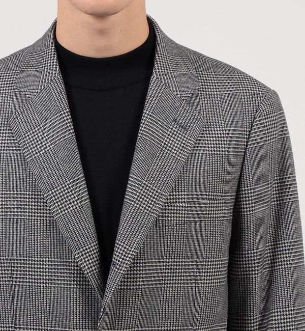 TOMORROWLAND MENS「カレッジフランネルウール シングルブレステッド3Bジャケット」|テーラードジャケット|