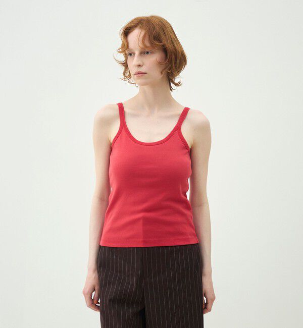 MACPHEE「シルキーリブ キャミソール」|キャミソール|