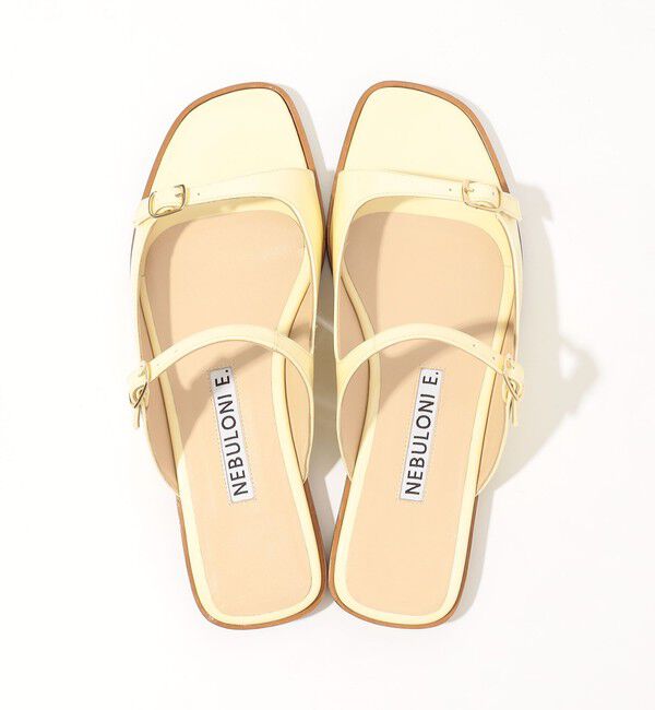 TOMORROWLAND GOODS「NEBULONI E.  SLIM BELT フラットサンダル」|サンダル|