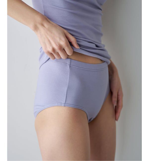 EMILYWEEK「【RESET】オーガニックコットン混2WAYサニタリー（グレージュ、パープル）」|インナー|