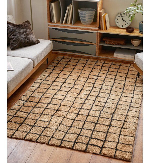 journal standard Furniture「GRID RUG 200x200 グリッド ラグ」|その他|